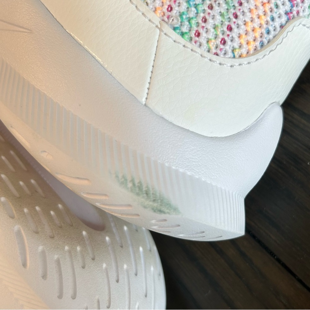 Nike Viale Space Dye Lace-up Running Shoes Women SZ 6.5 in White Multicolor - Picture 5 of 9